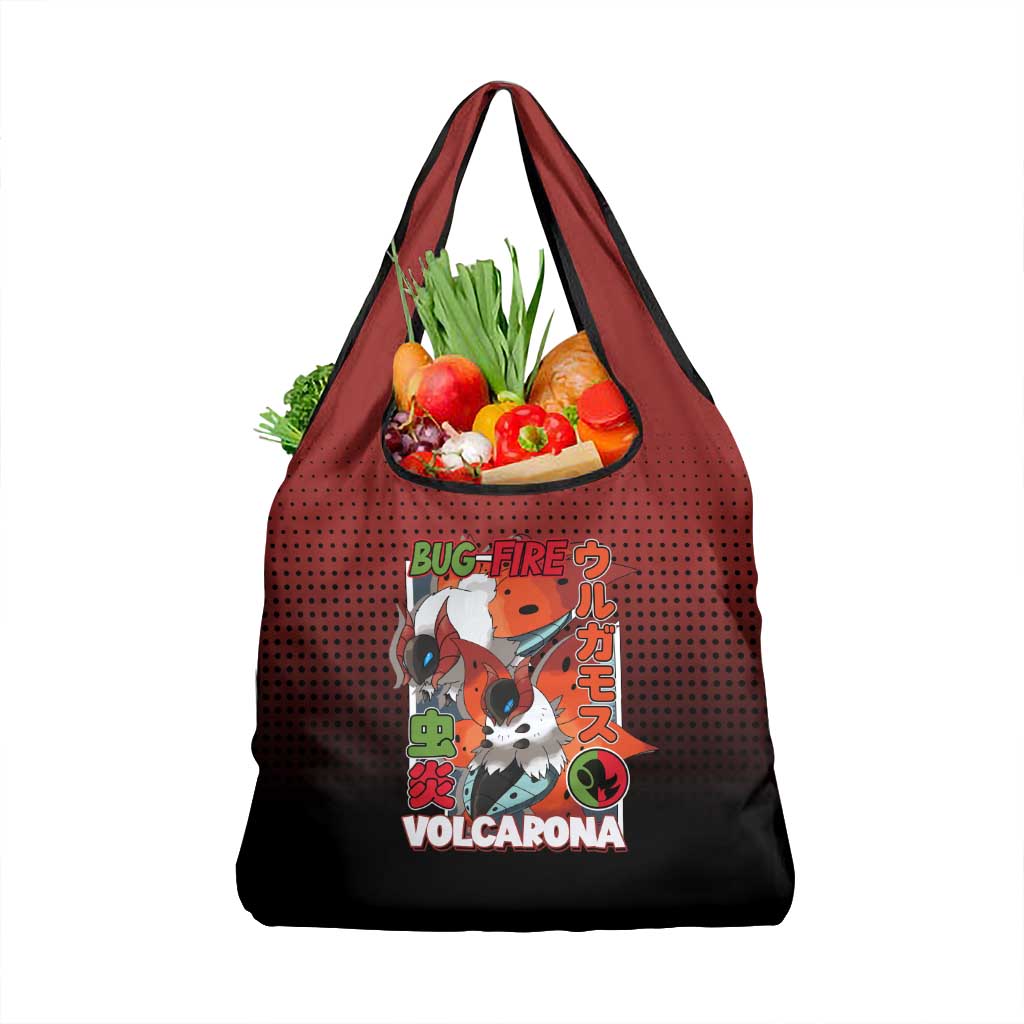 Volcarona from Poké Grocery Bag Bug and Fire Types Featuring Bright and Fiery Design - The Mazicc