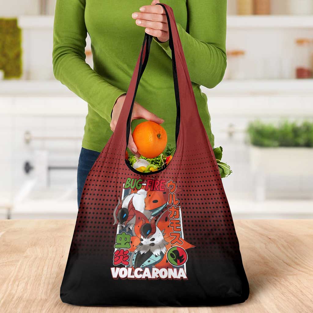 Volcarona from Poké Grocery Bag Bug and Fire Types Featuring Bright and Fiery Design - The Mazicc