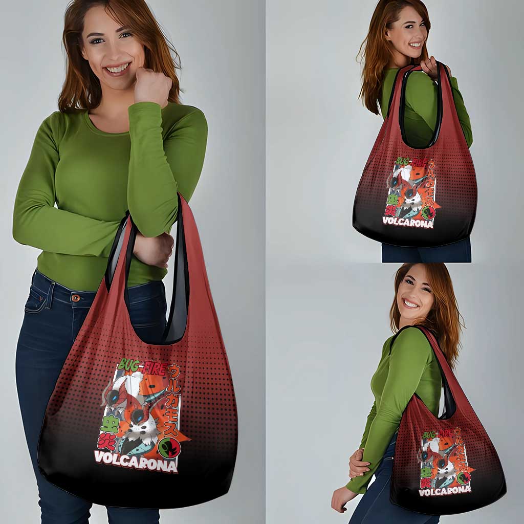 Volcarona from Poké Grocery Bag Bug and Fire Types Featuring Bright and Fiery Design - The Mazicc