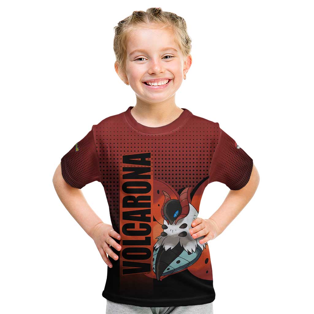 Volcarona from Poké Kid T Shirt Bug and Fire Types Featuring Bright and Fiery Design - The Mazicc