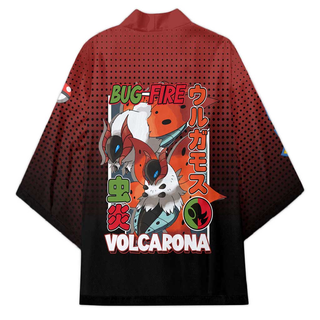 Volcarona from Poké Kimono Bug and Fire Types Featuring Bright and Fiery Design - The Mazicc
