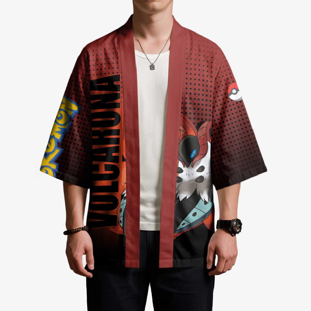 Volcarona from Poké Kimono Bug and Fire Types Featuring Bright and Fiery Design - The Mazicc