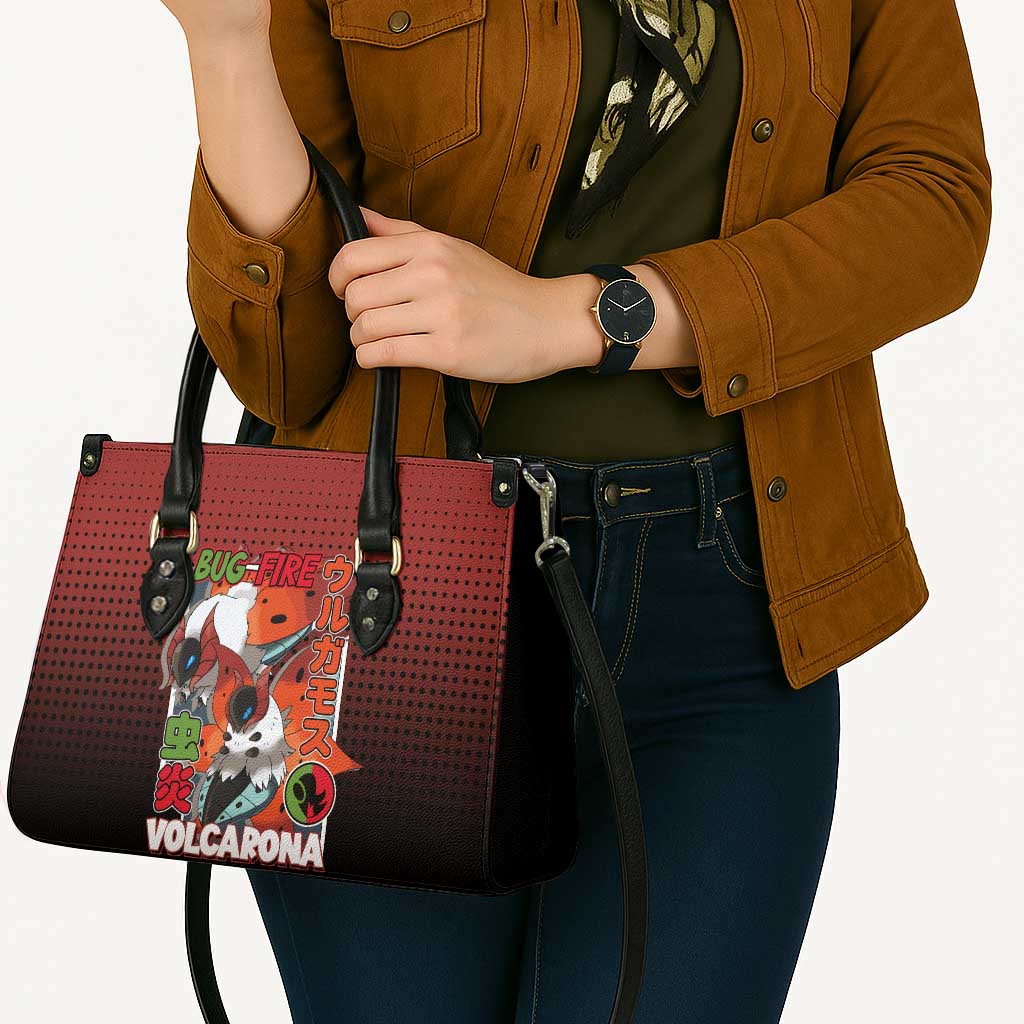 Volcarona from Poké Leather Bag Bug and Fire Types Featuring Bright and Fiery Design - The Mazicc