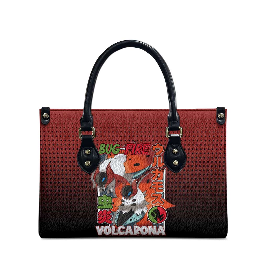 Volcarona from Poké Leather Bag Bug and Fire Types Featuring Bright and Fiery Design - The Mazicc