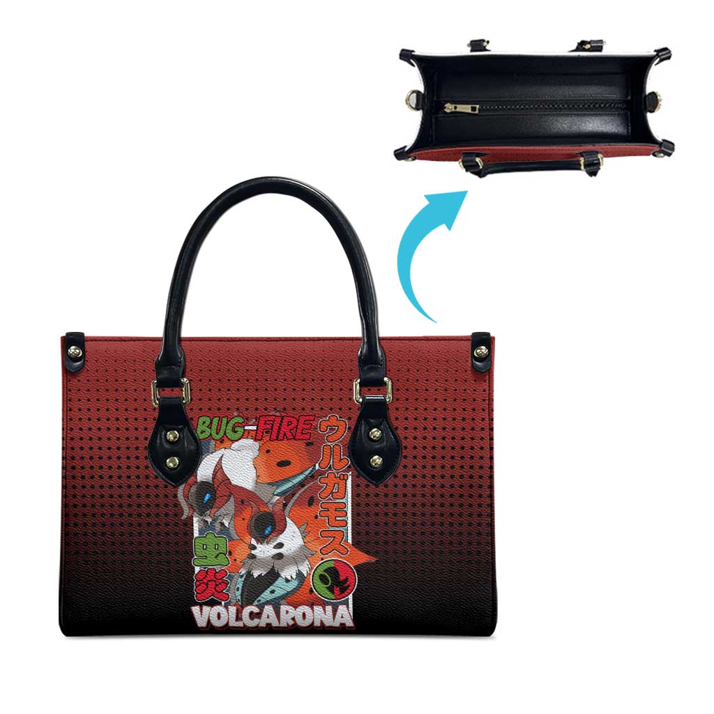 Volcarona from Poké Leather Bag Bug and Fire Types Featuring Bright and Fiery Design - The Mazicc
