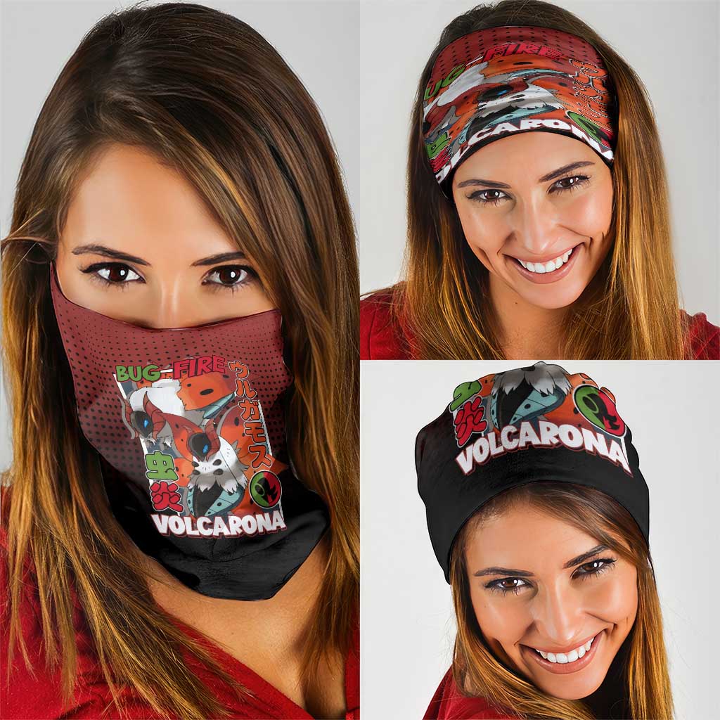 Volcarona from Poké Neck Gaiter Bug and Fire Types Featuring Bright and Fiery Design - The Mazicc