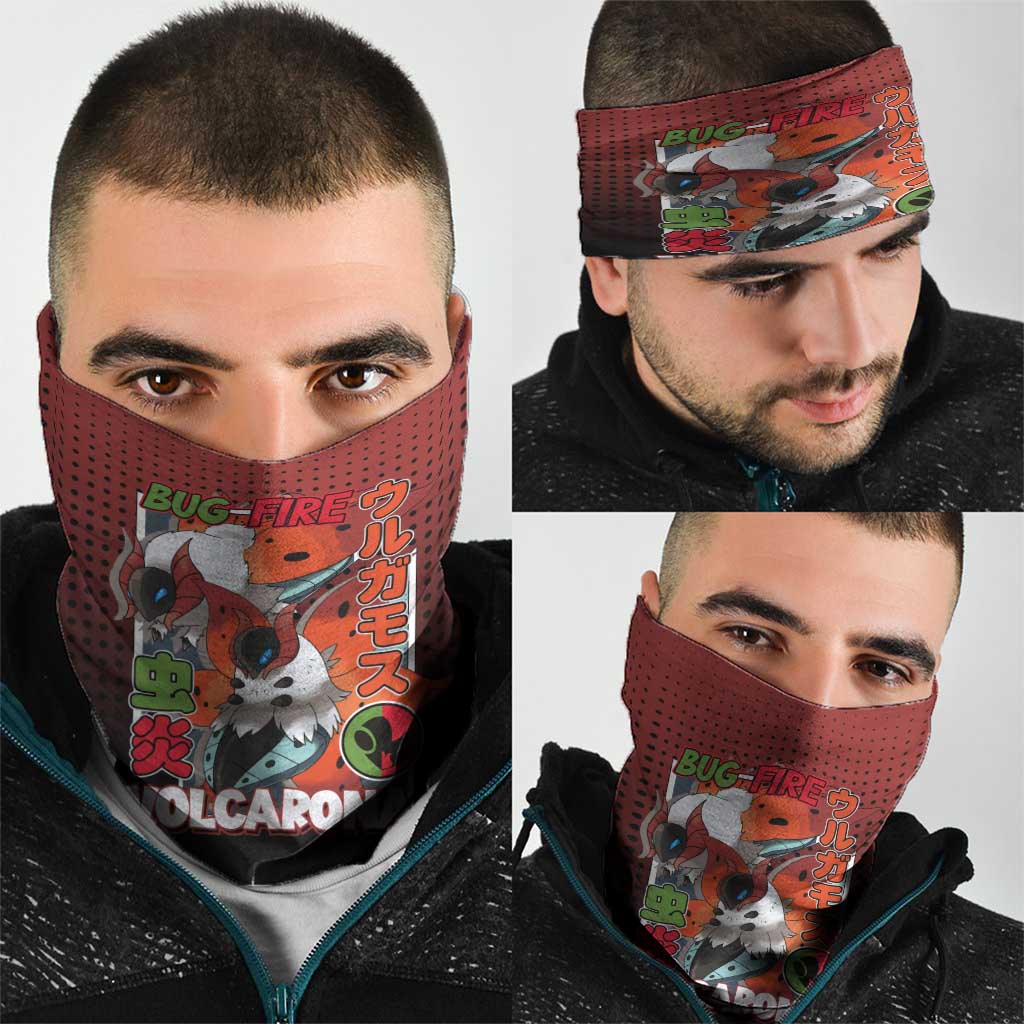 Volcarona from Poké Neck Gaiter Bug and Fire Types Featuring Bright and Fiery Design - The Mazicc