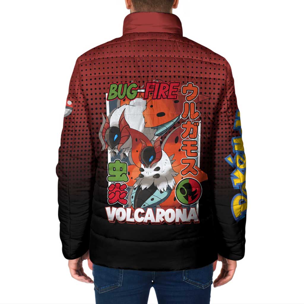 Volcarona from Poké Padded Jacket Bug and Fire Types Featuring Bright and Fiery Design - The Mazicc