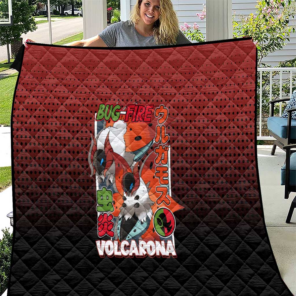 Volcarona from Poké Quilt Bug and Fire Types Featuring Bright and Fiery Design - The Mazicc