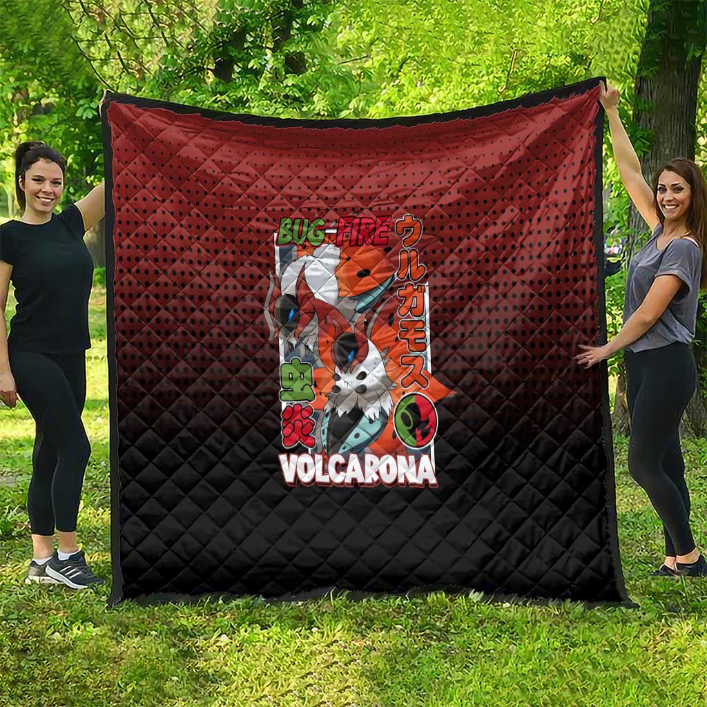 Volcarona from Poké Quilt Bug and Fire Types Featuring Bright and Fiery Design - The Mazicc