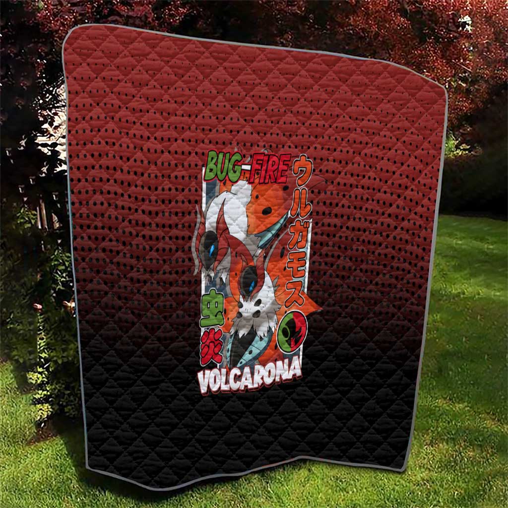 Volcarona from Poké Quilt Bug and Fire Types Featuring Bright and Fiery Design - The Mazicc