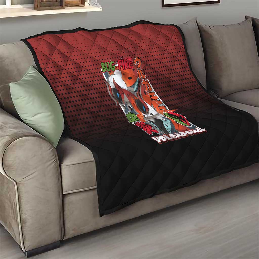 Volcarona from Poké Quilt Bug and Fire Types Featuring Bright and Fiery Design - The Mazicc