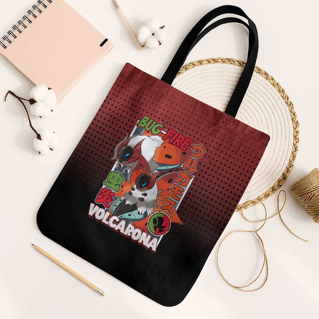 Volcarona from Poké Tote Bag Bug and Fire Types Featuring Bright and Fiery Design - The Mazicc