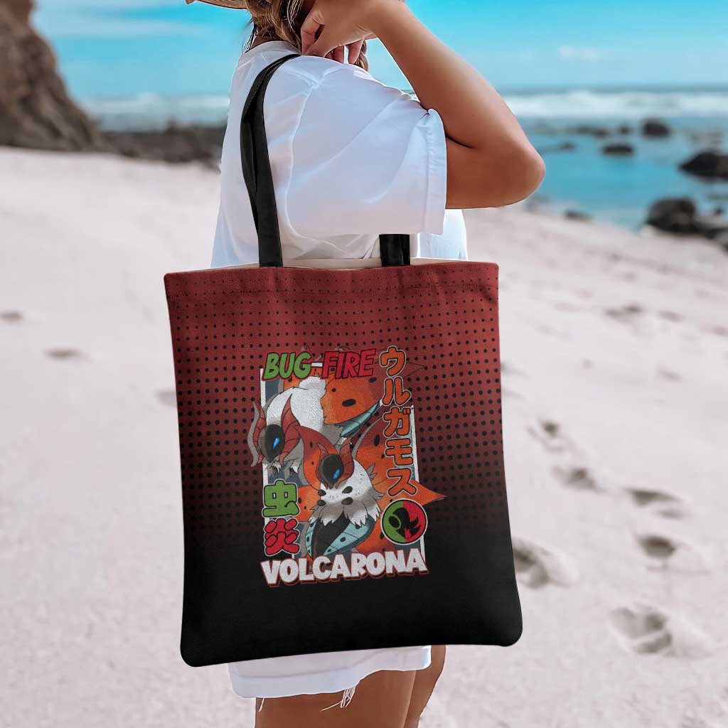Volcarona from Poké Tote Bag Bug and Fire Types Featuring Bright and Fiery Design - The Mazicc