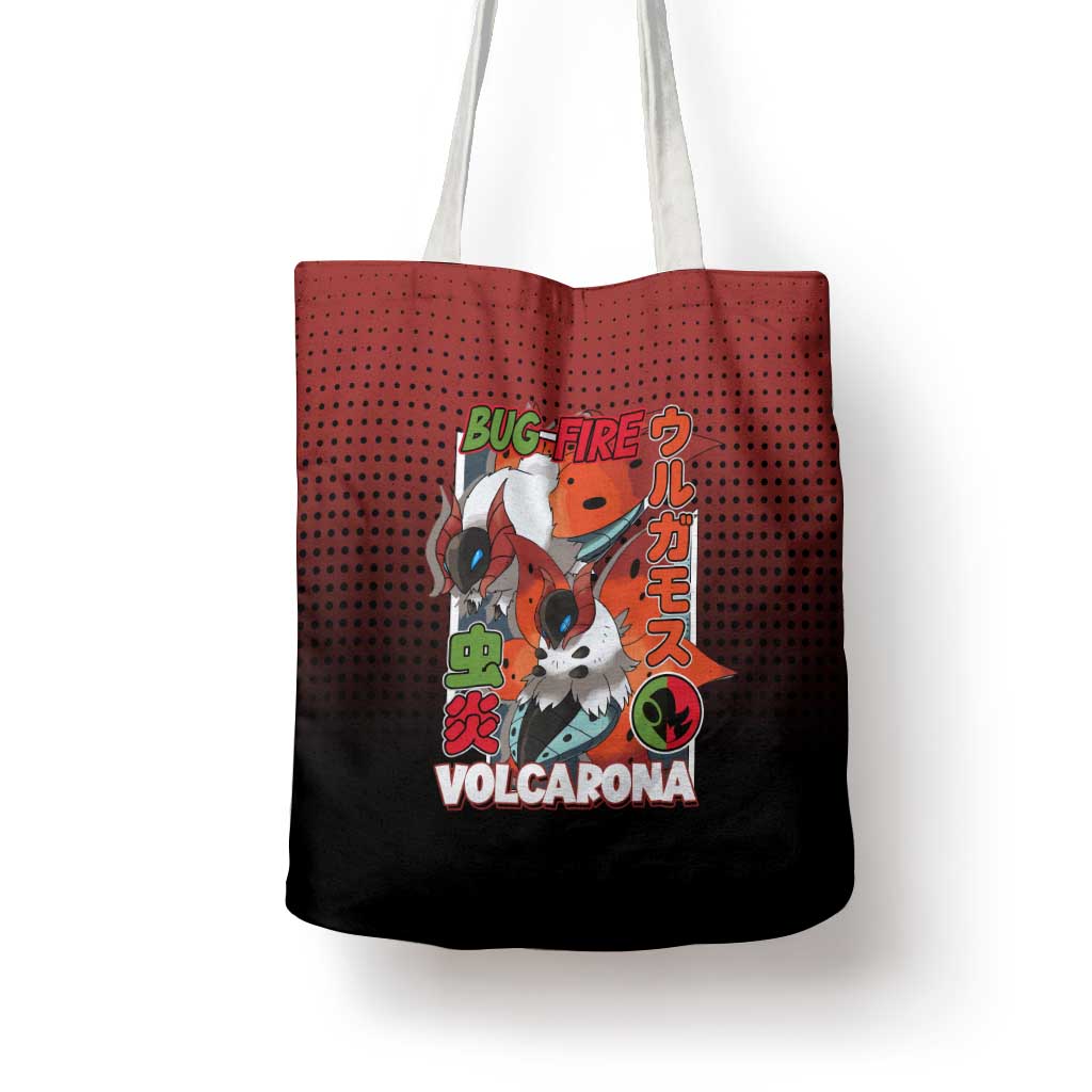 Volcarona from Poké Tote Bag Bug and Fire Types Featuring Bright and Fiery Design - The Mazicc