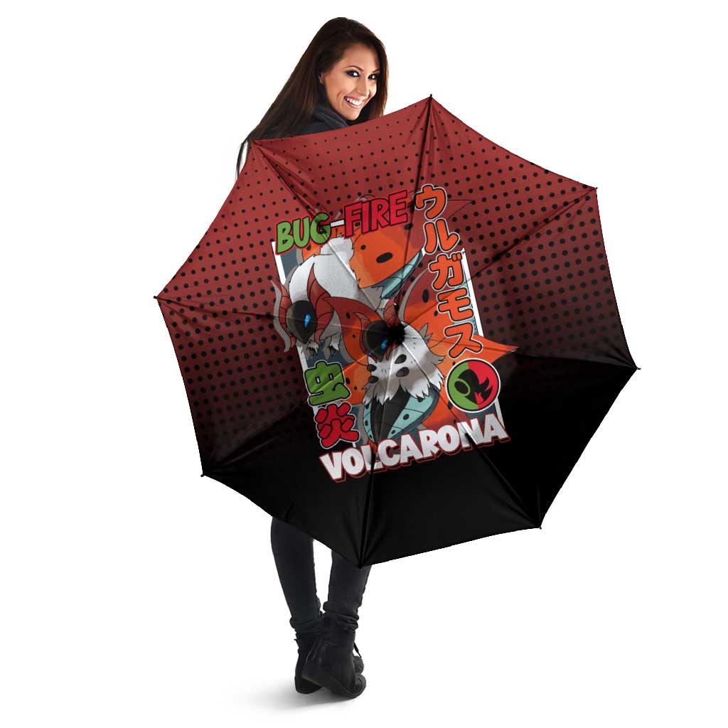 Volcarona from Poké Umbrella Bug and Fire Types Featuring Bright and Fiery Design - The Mazicc