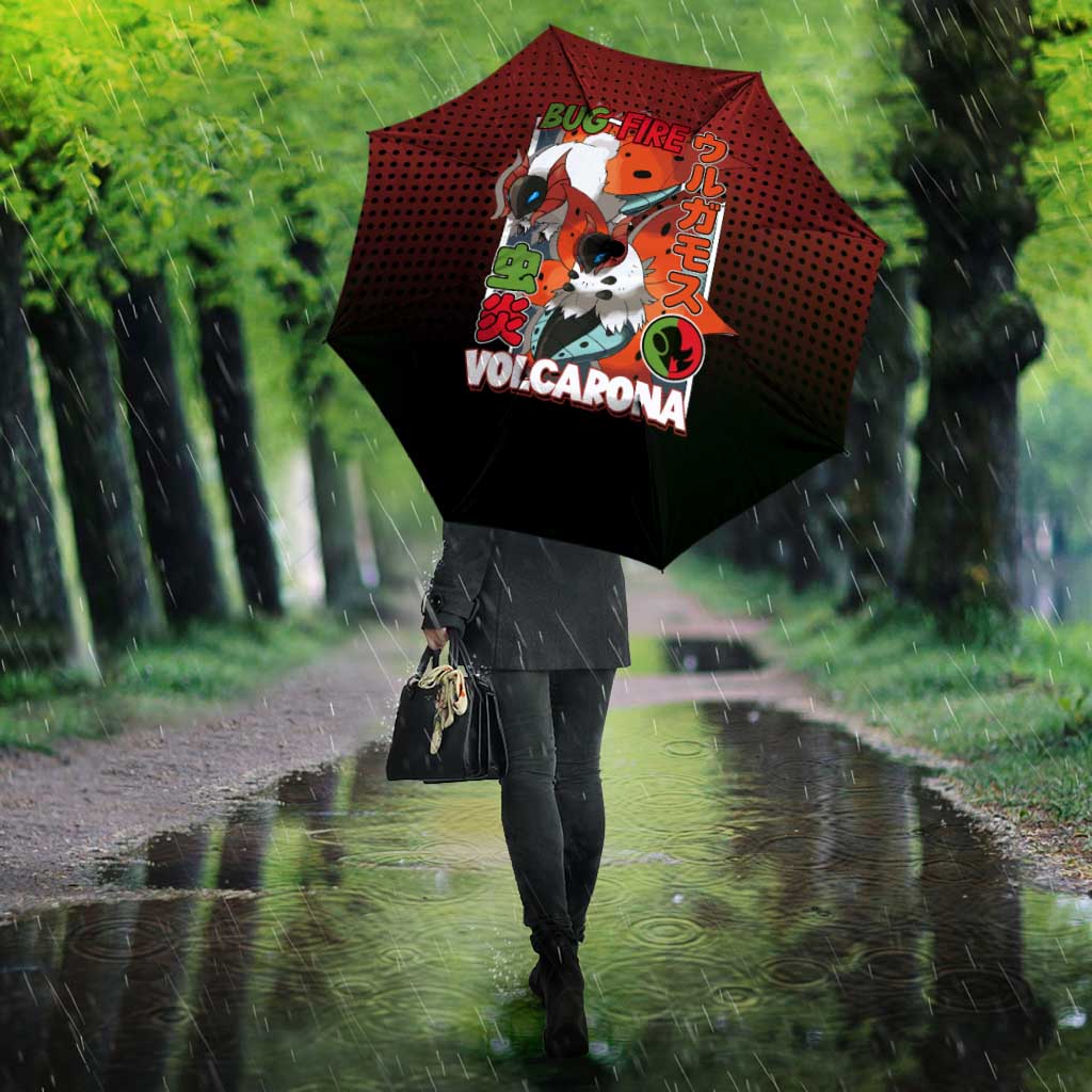Volcarona from Poké Umbrella Bug and Fire Types Featuring Bright and Fiery Design - The Mazicc