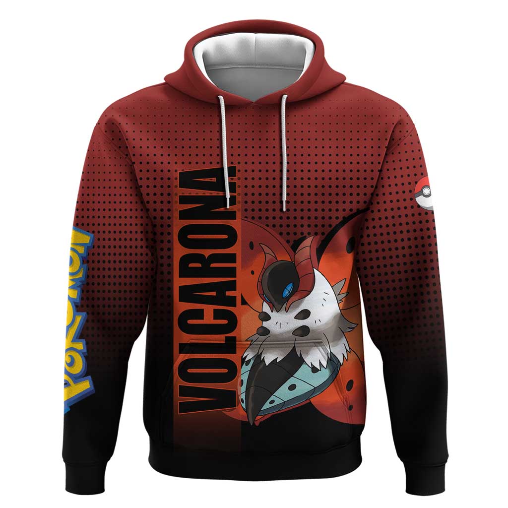 Volcarona from Poké Zip Hoodie Bug and Fire Types Featuring Bright and Fiery Design - The Mazicc