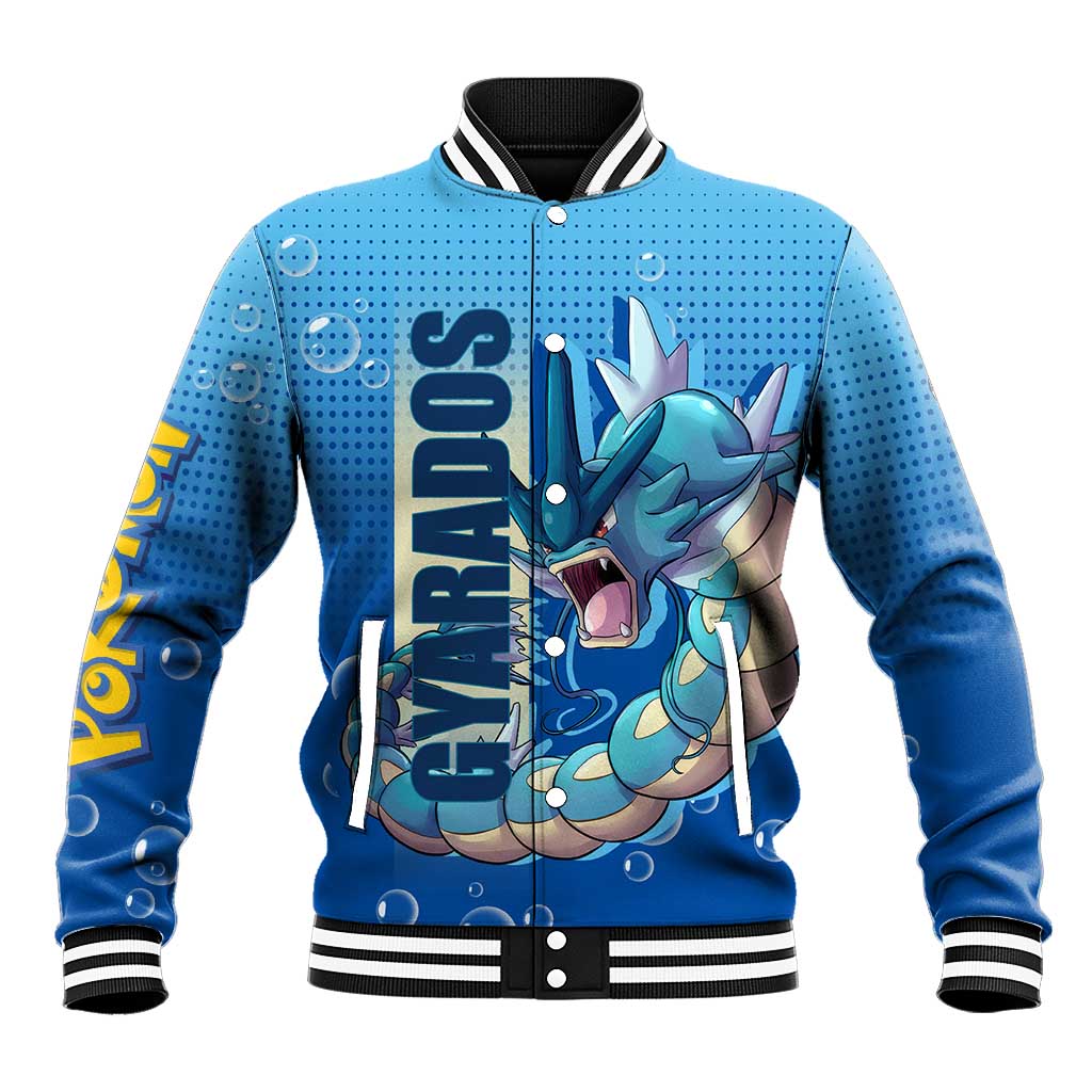 Gyarados from Poké Baseball Jacket with Water Type Power and Fierce Design - The Mazicc