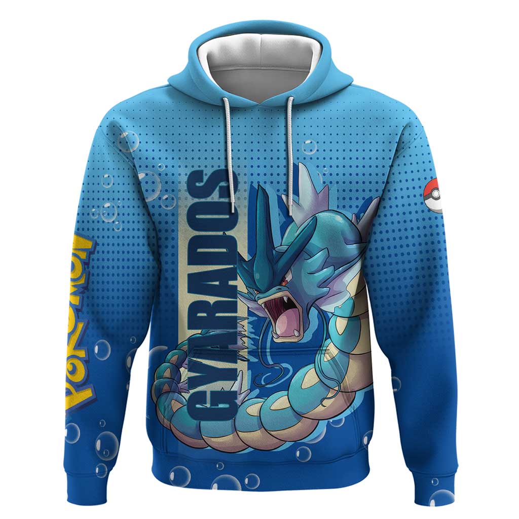 Gyarados from Poké Hoodie with Water Type Power and Fierce Design - The Mazicc