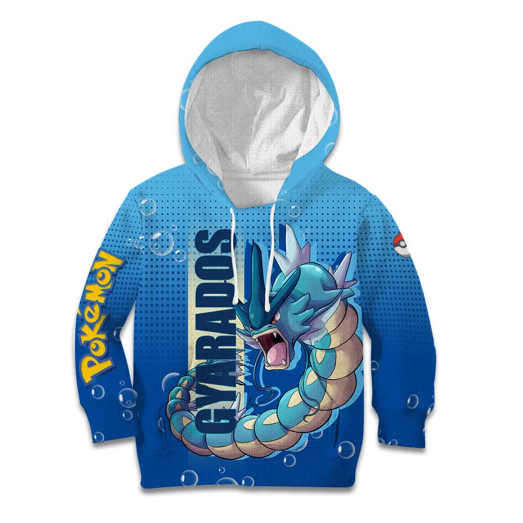 Gyarados from Poké Kid Hoodie with Water Type Power and Fierce Design - The Mazicc