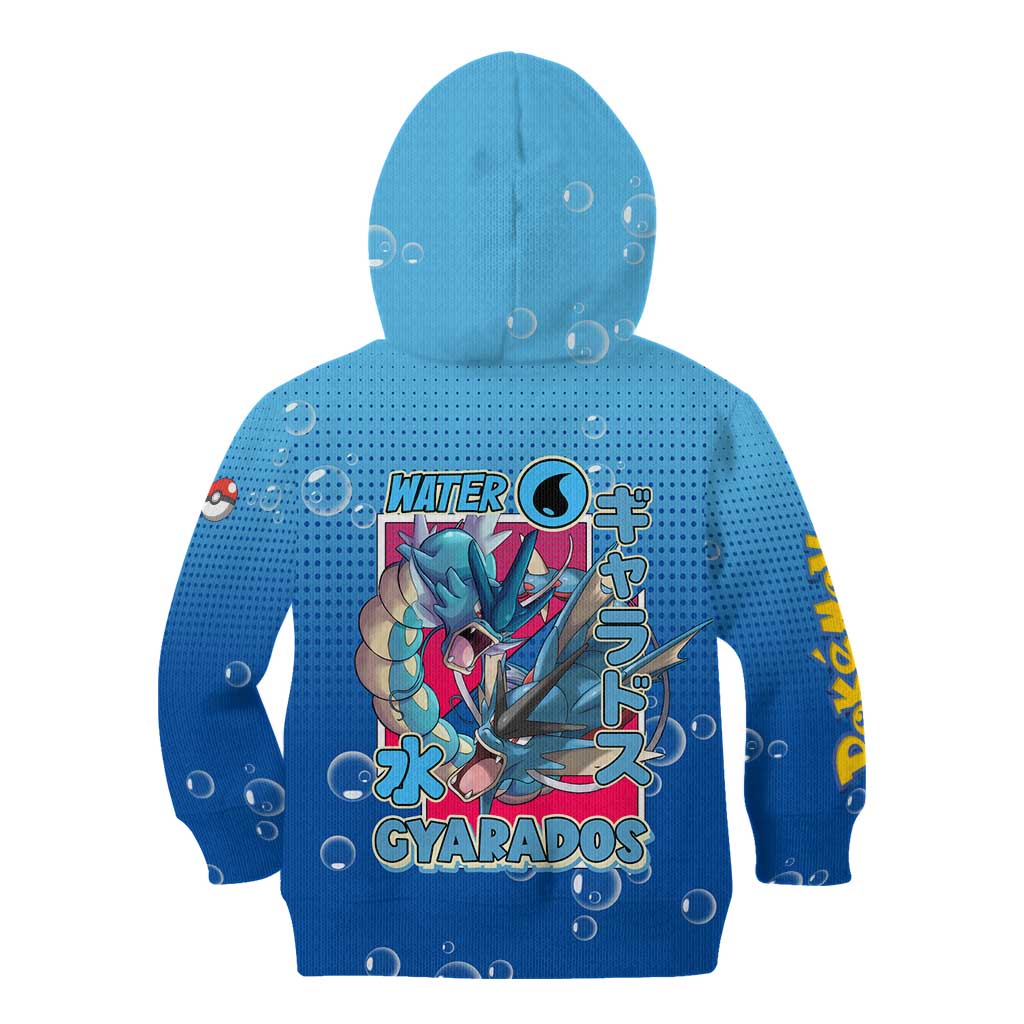 Gyarados from Poké Kid Hoodie with Water Type Power and Fierce Design - The Mazicc