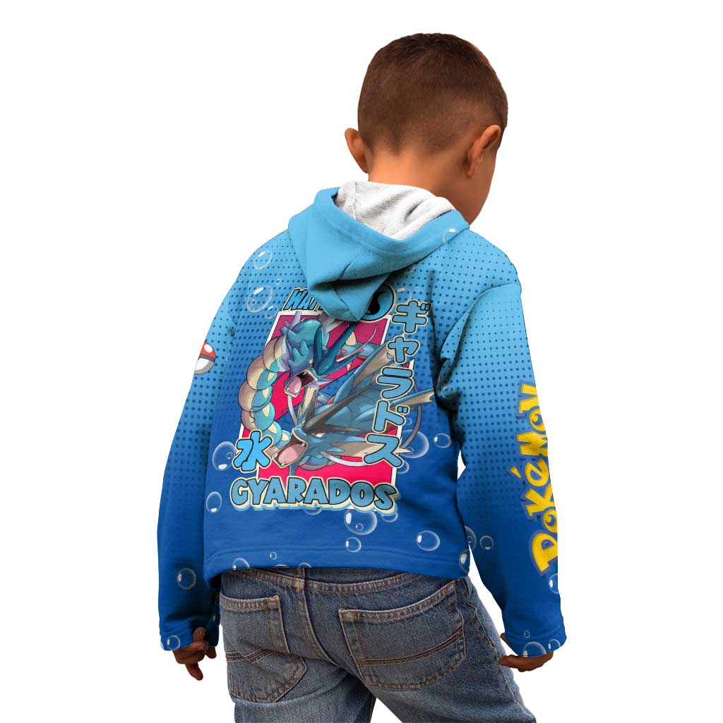 Gyarados from Poké Kid Hoodie with Water Type Power and Fierce Design - The Mazicc
