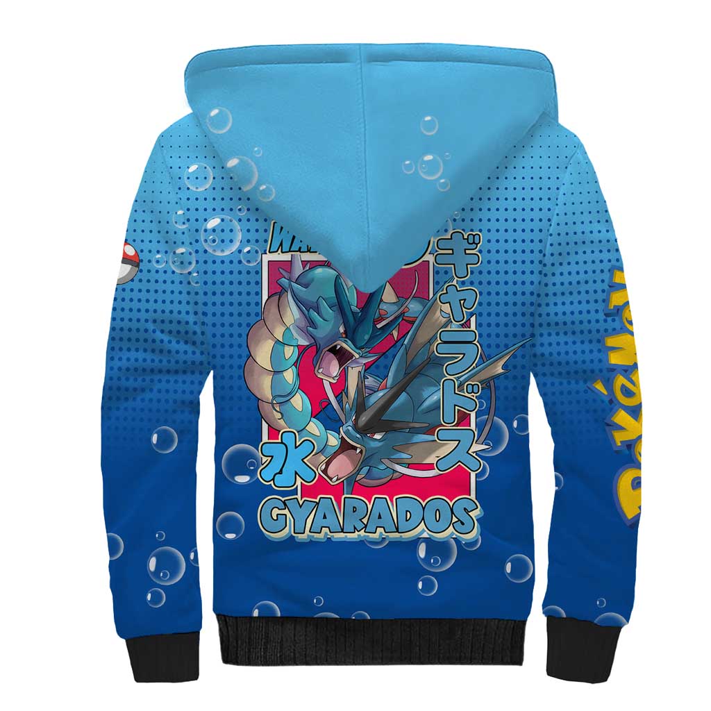 Gyarados from Poké Sherpa Hoodie with Water Type Power and Fierce Design - The Mazicc
