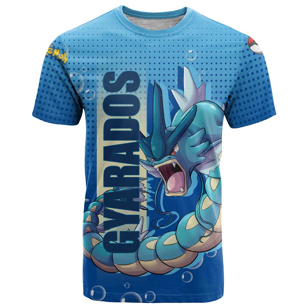 Gyarados from Poké T Shirt with Water Type Power and Fierce Design - The Mazicc