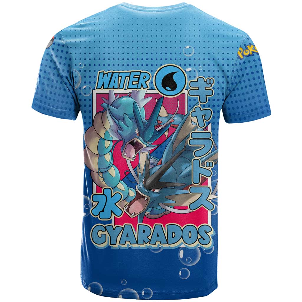 Gyarados from Poké T Shirt with Water Type Power and Fierce Design - The Mazicc