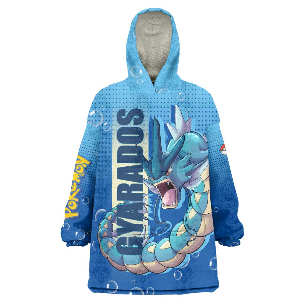 Gyarados from Poké Wearable Blanket Hoodie with Water Type Power and Fierce Design - The Mazicc