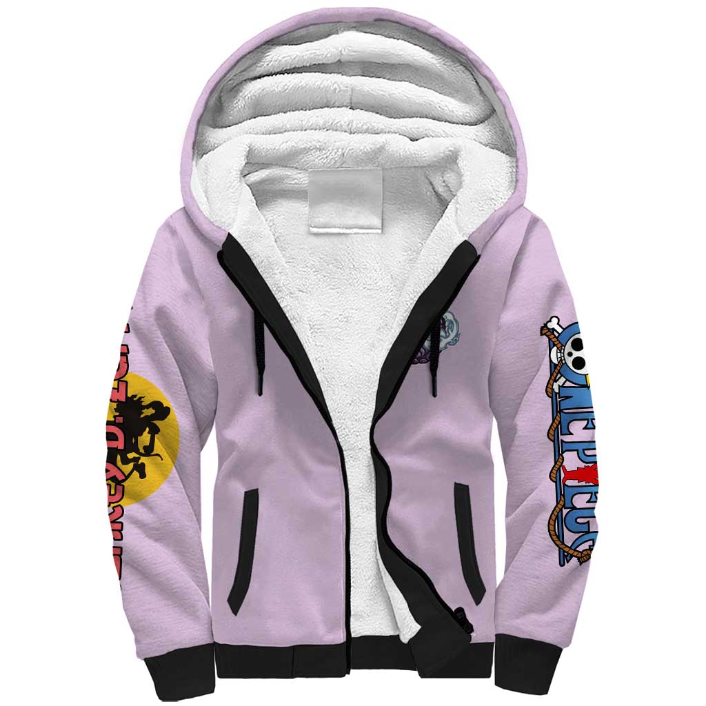 Monkey D. Luffy Gear 5 And Demon Fruit Nika - One Piece Sherpa Hoodie Anime Style