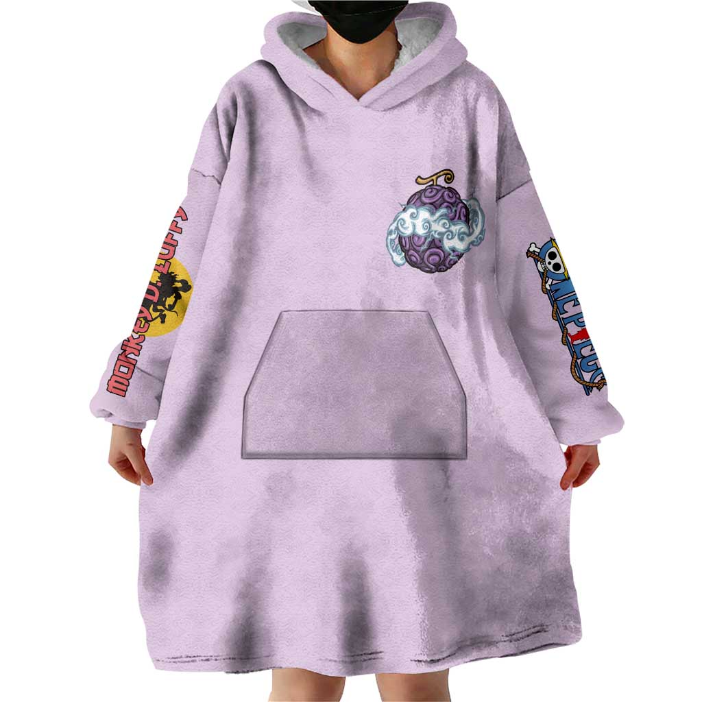 Monkey D. Luffy Gear 5 And Demon Fruit Nika - One Piece Wearable Blanket Hoodie Anime Style