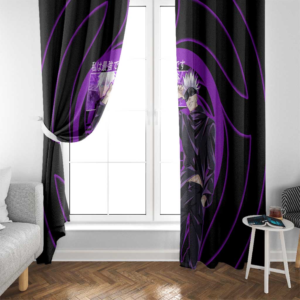 Gojo Satoru Sensei - Jujutsu Kaisen Window Curtain Anime Japan Art Style