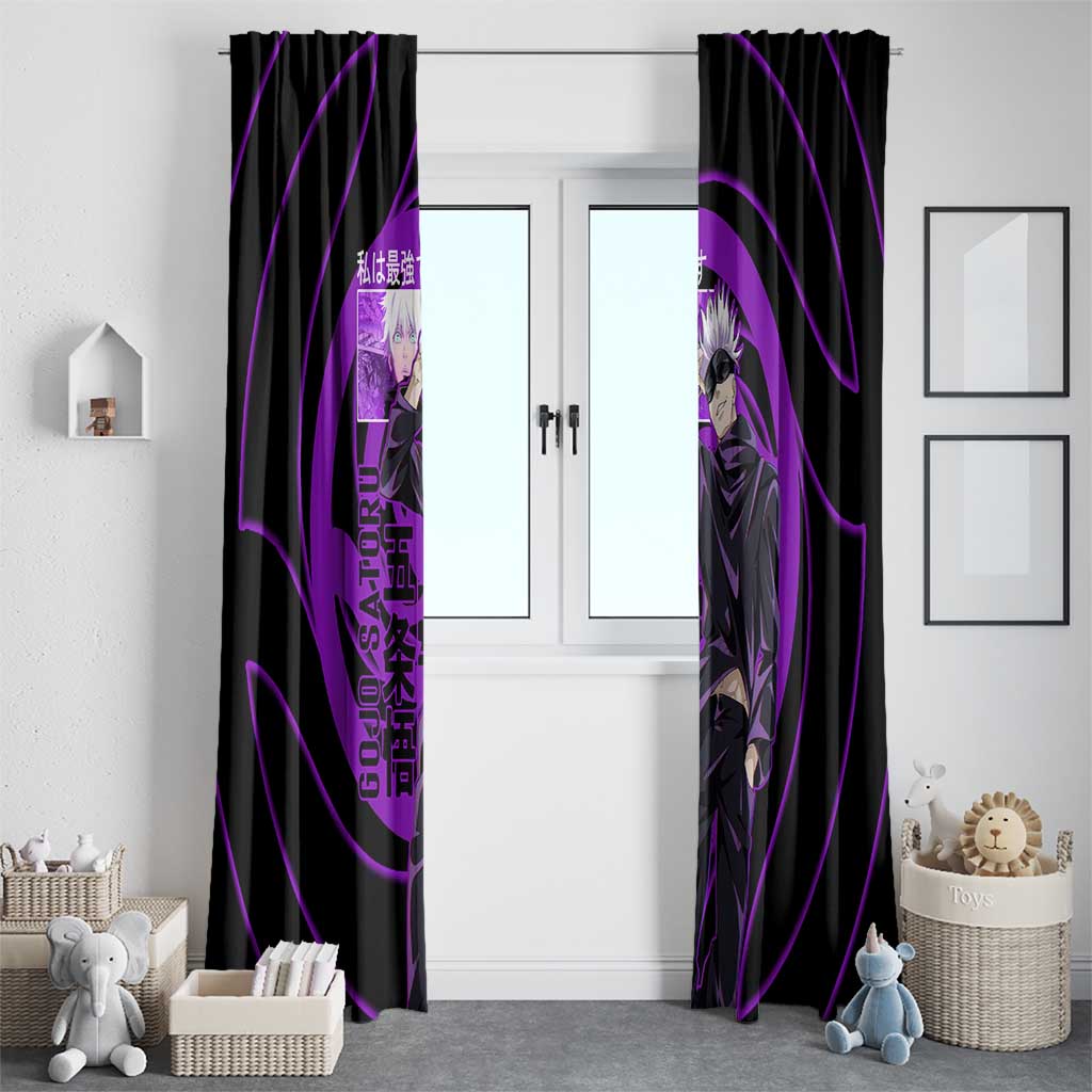 Gojo Satoru Sensei - Jujutsu Kaisen Window Curtain Anime Japan Art Style