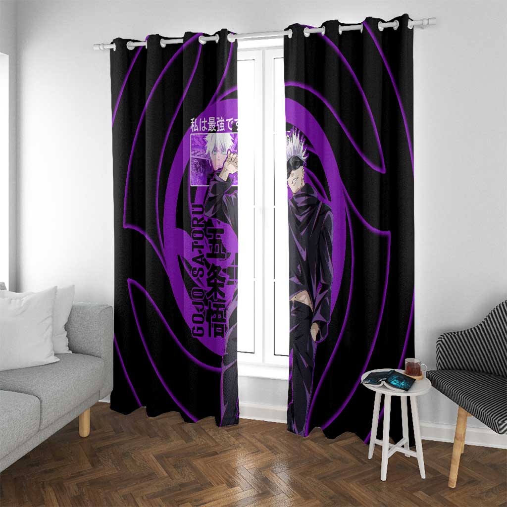 Gojo Satoru Sensei - Jujutsu Kaisen Window Curtain Anime Japan Art Style