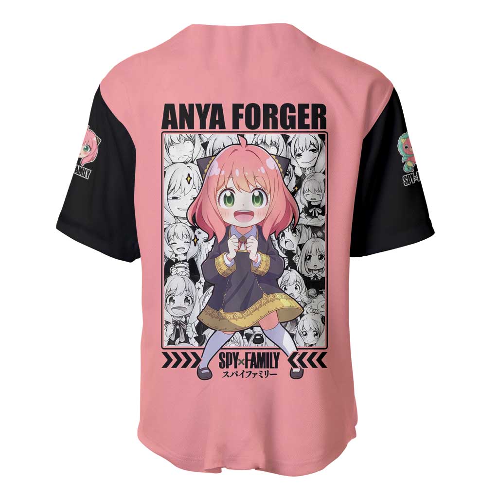 Anya Forger Spy x Family Baseball Jersey Anime Style