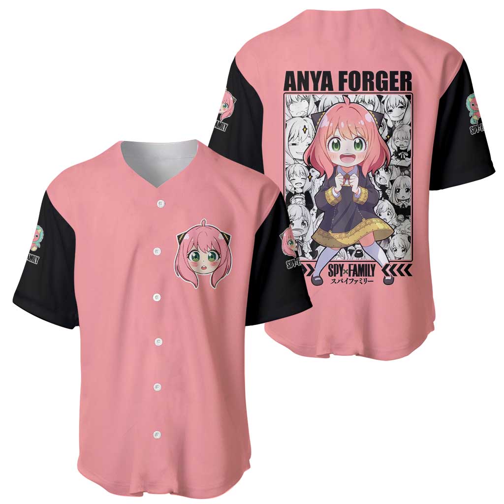 Anya Forger Spy x Family Baseball Jersey Anime Style