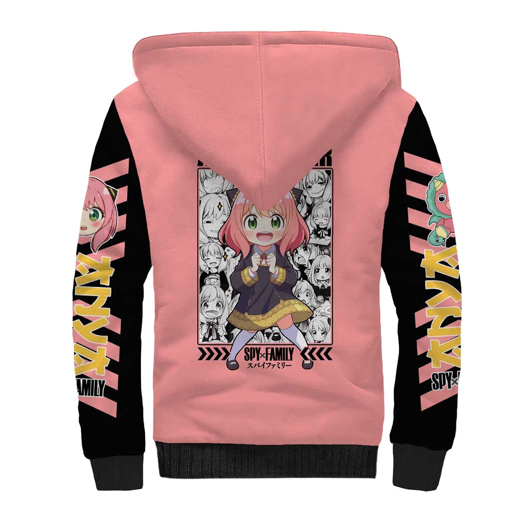 Anya Forger Spy x Family Sherpa Hoodie Anime Style