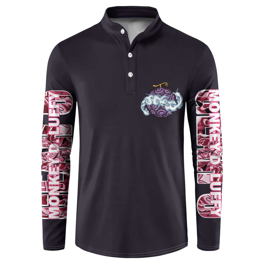 Gear 5th Luffy One Piece Button Sweatshirt Anime Style