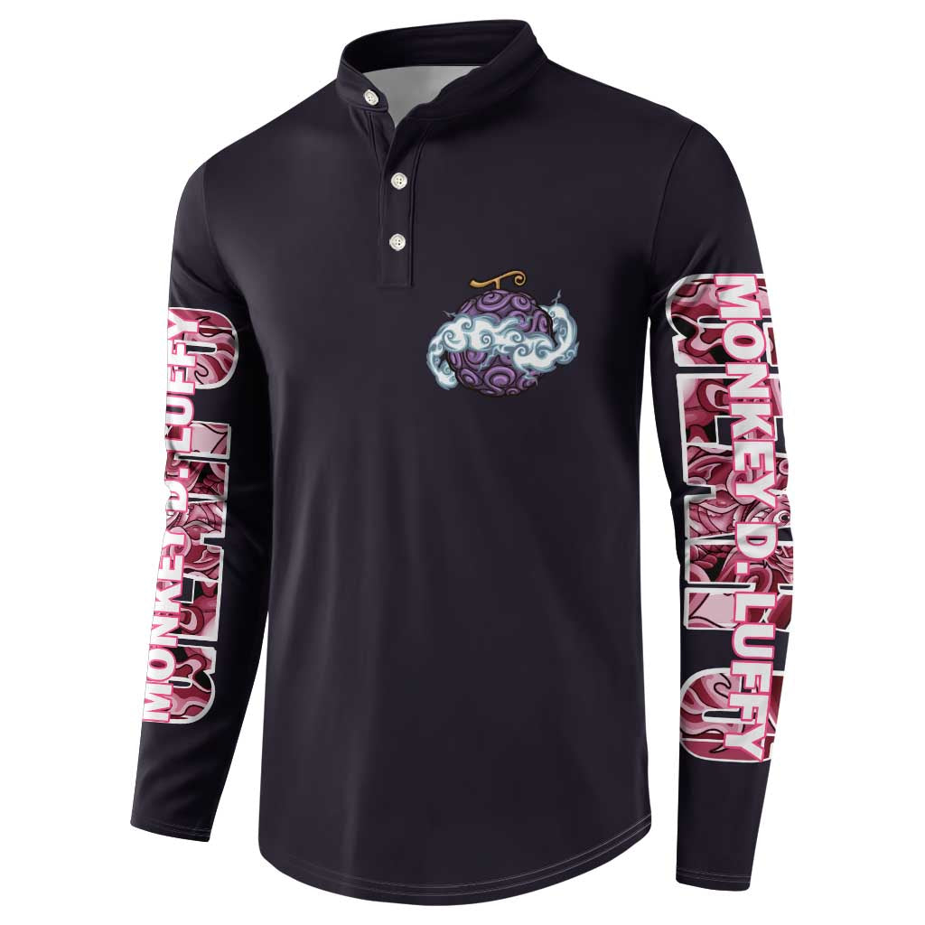 Gear 5th Luffy One Piece Button Sweatshirt Anime Style