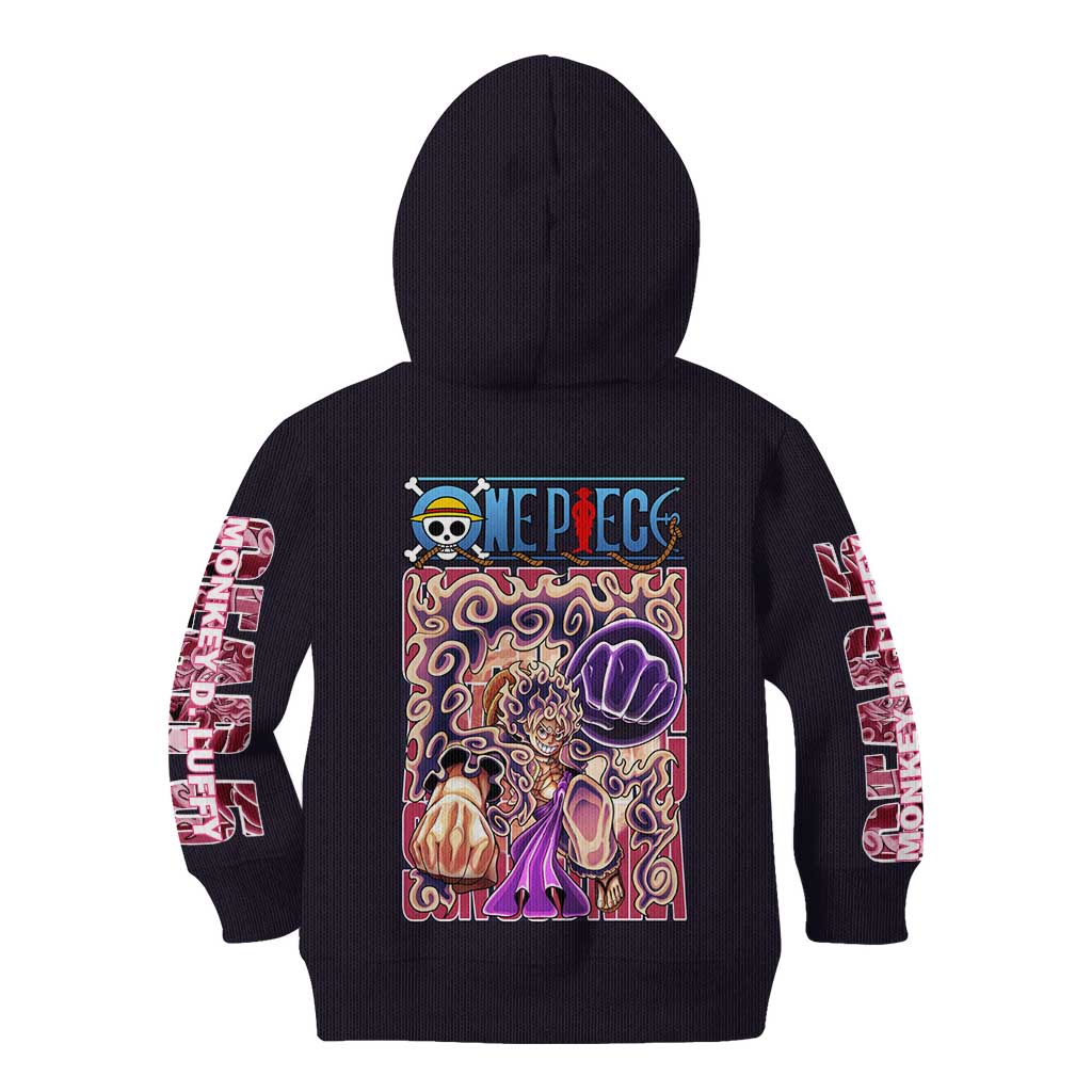 Gear 5th Luffy One Piece Kid Hoodie Anime Style