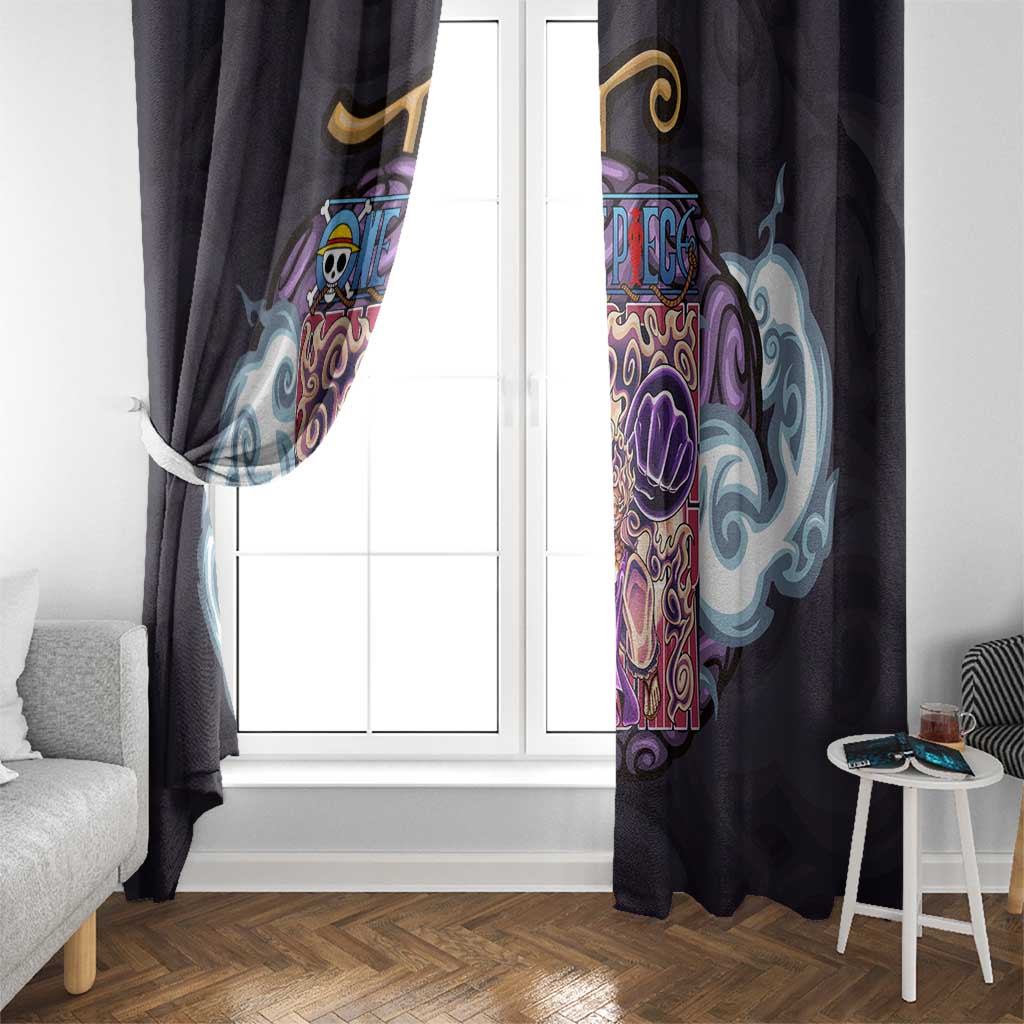 Gear 5th Luffy One Piece Window Curtain Anime Style