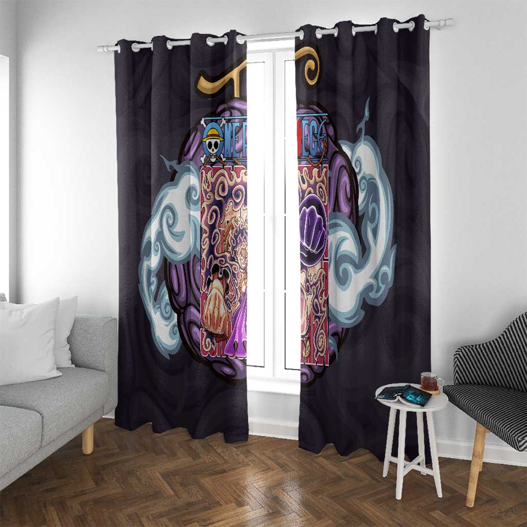 Gear 5th Luffy One Piece Window Curtain Anime Style
