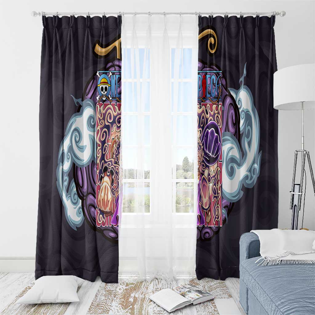 Gear 5th Luffy One Piece Window Curtain Anime Style