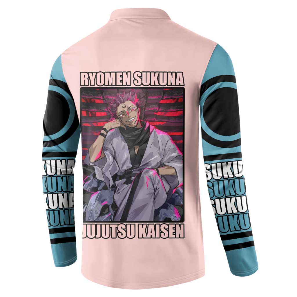 Ryomen Sukuna - Jujutsu Kaisen Button Sweatshirt Anime Style