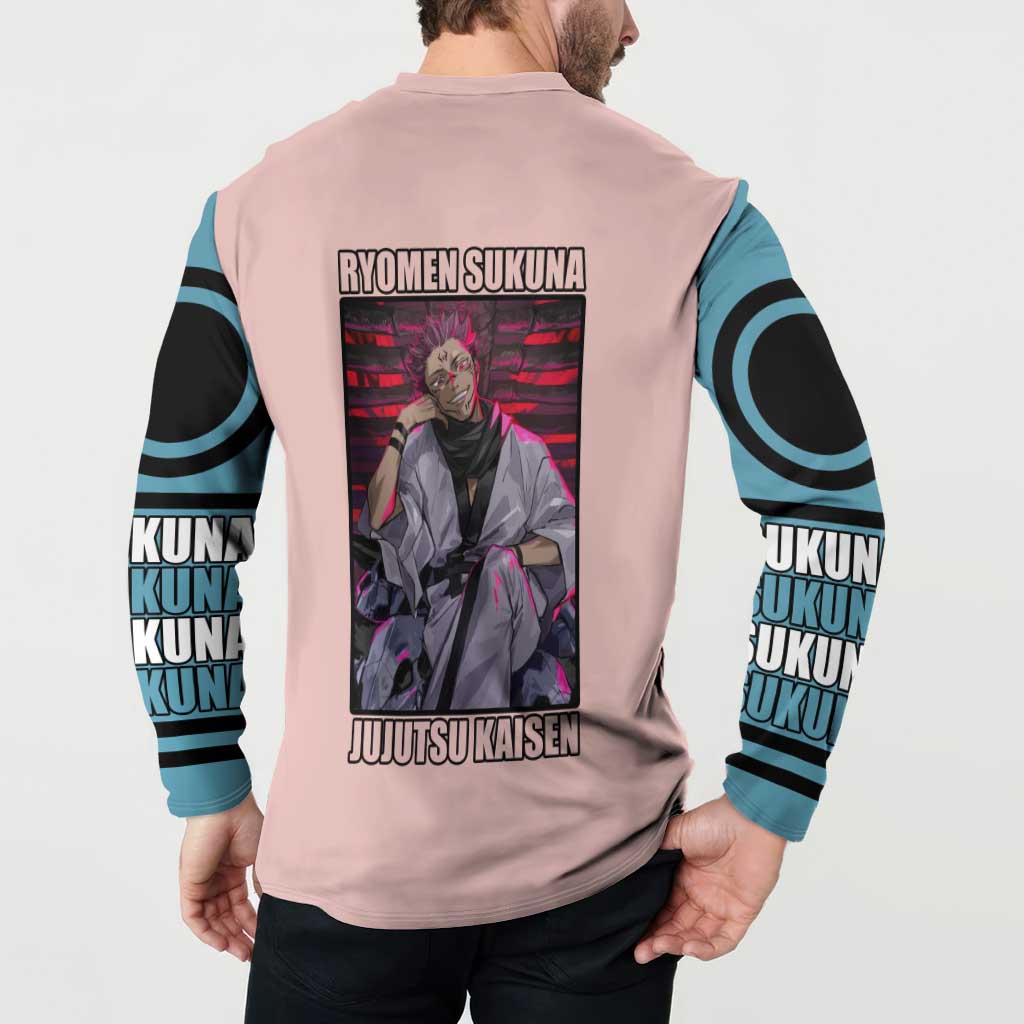 Ryomen Sukuna - Jujutsu Kaisen Button Sweatshirt Anime Style