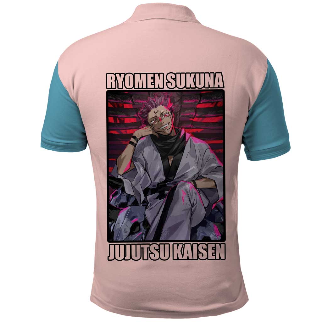 Ryomen Sukuna - Jujutsu Kaisen Polo Shirt Anime Style