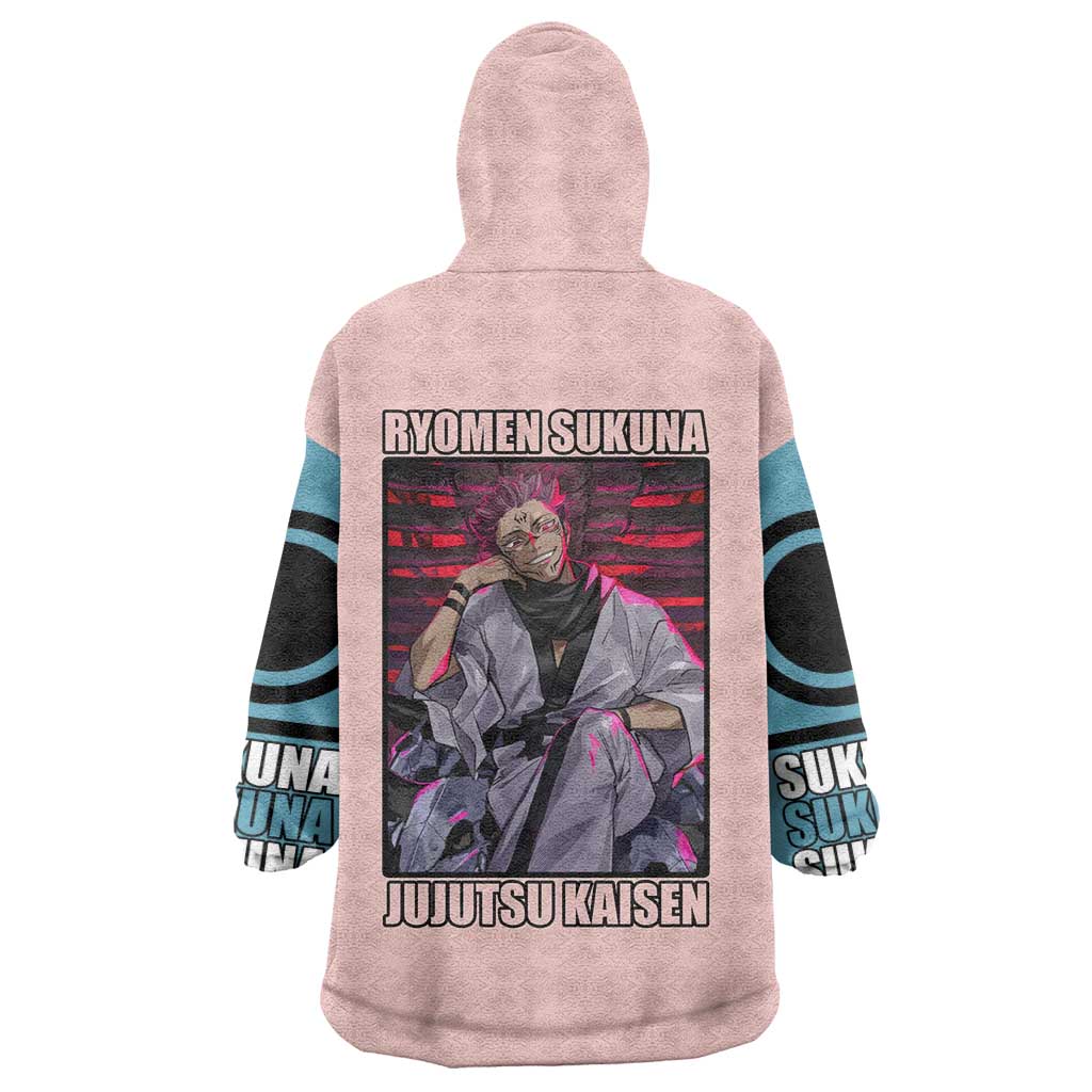 Ryomen Sukuna - Jujutsu Kaisen Wearable Blanket Hoodie Anime Style
