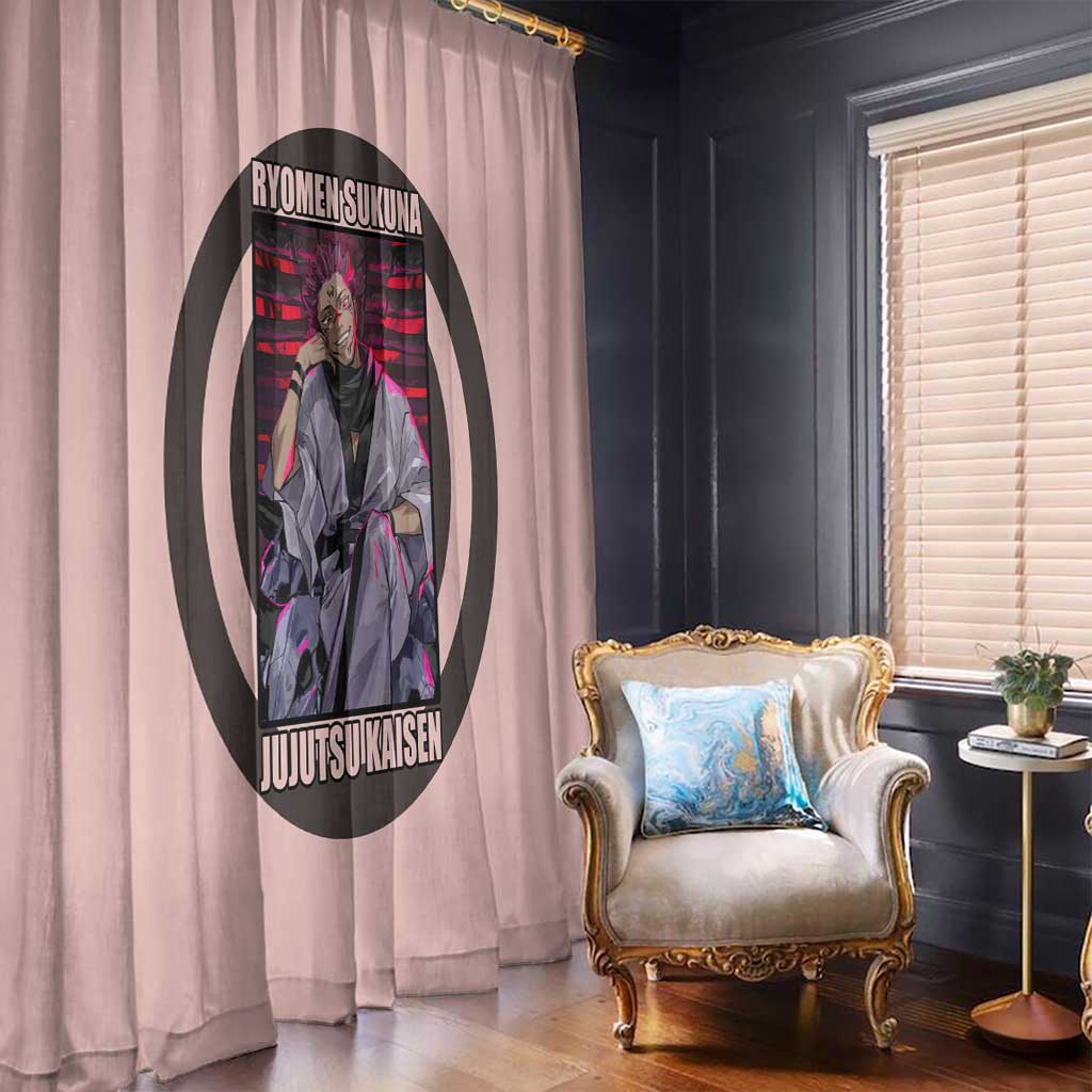 Ryomen Sukuna - Jujutsu Kaisen Window Curtain Anime Style